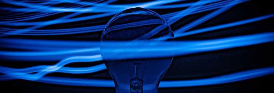 Bombillo azul