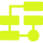 Ícono de diseño de procesos de TI